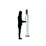 Metal 8 Face Recognition Infrared Thermometer Kiosk for sale