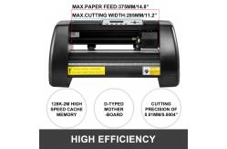 China KI-375 375mm Inkjet Plotter Printer USB Cutting Plotter / Pattern Cutting Plotter supplier