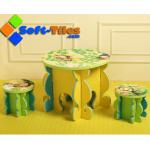 33-38Degree Shore C Kids Foam Toy Eva Assemble Study Table Chair for sale
