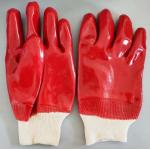 Hydrocarbon Treated  Interlock Liner Pvc DippeProtective Work Gloves for sale