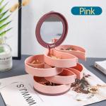 Plastic Jewelry Organizer Box Compact and Convenient for Home Storage 10x10x10cm for sale