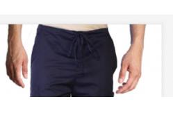 China 200 GSM Insert Pocket Plain Spandex Pants Medical Uniform Scrubs supplier