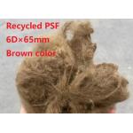 6D×65mm Polyester staple fiber 100% Polyester Chip Raw Material Polyester Staple Fiber with Good Impact Resistance and Round Shape for sale