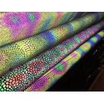 Bright Silver Reflective Heat Transfer Film Reflective Iron On Vinyl For Shirts for sale