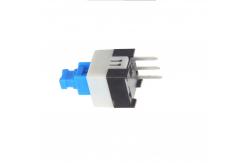 China 7x7 Single Row Three Pins Self Lock Push Button ROHS Approved supplier