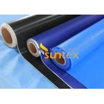 Thermal Insulation Fireproof Silicone Coated Glass Fabric For Fire Covers for sale