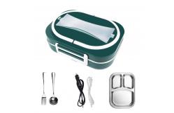 China Portable Electric Lunch Box With 40W Power 1L Portable Heated Box supplier