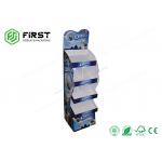 Custom Made Recyclable Retail Promotion Corrugated POP Cardboard Floor Display Stand for sale