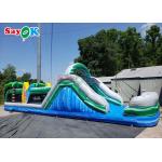 48ft Interactive Inflatable Obstacle Course Funny Bouncy House Inftable For Party Events