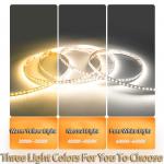 Self-Adhesive 12V LED Light Strip for Low Voltage Patch 24V Counter Light Box 5m/reel for sale