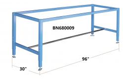 China Raiser Kit Steel Tool Bench / Heavy Duty Industrial Workbench Adjustable Height supplier