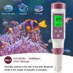 Seawater Digital Salinity Meter Salt Water Tester For Pool Aquarium Fish Pond 10 - 100ppt for sale
