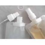 Custom Spout Bag With Spray  Flip-Top  For Tonico Tratamiento And Shampoo Packaging Sachet for sale