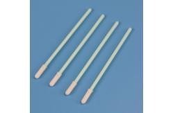 China TX74 Dustless Green PP Stick Precision Cleaning Foam Tip Swabs For Cleanroom supplier