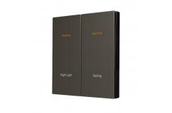 China Metal PC Home Light Switch ,  Smart Wall Switch Backlight Design 86mm supplier