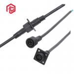 Mini 4 Pin Flange IP67 6.5mm Panel Mount Power Connector for sale