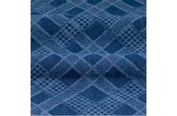 China Denim Office Wear Fabric Double Wire Mesh Pattern 9.6Oz Weave 170cm Width supplier
