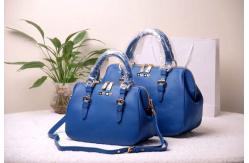 China leather fashion lady bowing handbag supplier