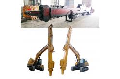 China Excavator Telescope With Clamshell Bucket Grapple For Grabbing Sand Soil Silt supplier