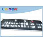 White Color LED Baseball Scoreboard For Stadium 12'' Digit Height 110V ~ 220V for sale