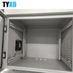 Custom Lockable Outdoor Network Rack Cabinet Cold Rolled Steel Made