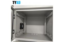 China Custom Lockable Outdoor Network Rack Cabinet Cold Rolled Steel Made supplier