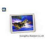 Flip Image 3D Wolf Picture , Dolphin 3D Animal Pictures Wall Decoration Art for sale