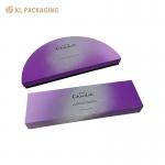 Luxury Chocolate Paper Box Candy Nuts Gift Packaging Silver Foil Semicircle Chocolate Box for sale