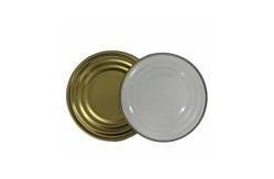 China 200# (59mm)  TFS Hard open End Gold and White Food packaging. Good closure supplier