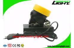 China 4000 Lux LED Mining Cap Lamp , Engineer Plastic Material Coal Mining Lights supplier