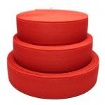 Bodybuilding Latex Resistance Band Polyester Elastic Webbing 2.5cm Red for sale