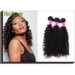 Grade 5A Virgin Brazilian Hair Deep Wave 10-30 Inch Brazilian Human Hair Extensions for sale