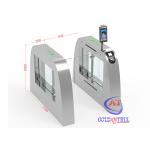 Fast Speed Servo Motor Swing Turnstile Gate With Face Recognition Camera 8 Inch Screen for sale