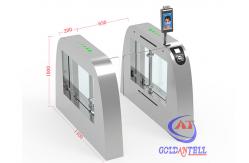 China Indoor & Outdoor Pedestrian Fastlane Speed Lane Turnstile With Face Recognition supplier
