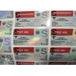 Waterproof Pharmaceuticals Bottle Packaging Hologram Foil Vial Box with Sticker