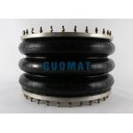 GUOMAT Triple Convoluted Rubber Industrial Air Spring 3H630376 660mm Stamping Flange Airbag for sale