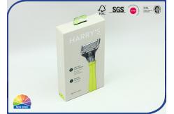 China Silver Foil Hot Stamping Drawer Paper Box For Man Razor Packaging supplier