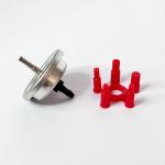 Inverted Housing Gas Lighter Refill Valve with Down Dimples Fitting for sale