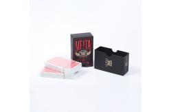 China Meita Learning Game Cards Black PVC Playing Cards supplier