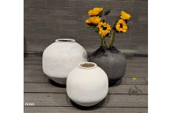 China Optimize Plant Growth with Customized Fiber Clay Planter and Drainage Holes supplier
