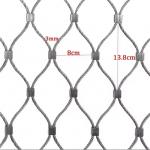 Good Perspective Stainless Steel Zoo Aviary Birds Netting Lightweight Novel Style for sale