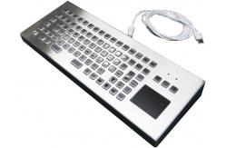 China PS/2 Rugged Industrial Pc Keyboard With Mouse Trackpad supplier