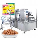 Automatic Pet Food Packaging Machine Multifunctional Rotary Pouch Feeder for sale