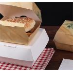 Customized Biodegradable Paper Burger Box with Printing for Fast Food Takeaway
