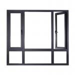 Smart  Black And White Sliding Windows With Integrated Automation for sale