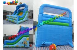 China Small Dry Commercial Minion Inflatable Slide with 0.55mm PVC tarpaulin Material supplier