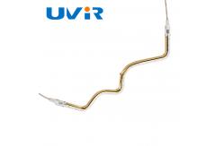 China Gold Plated Quartz Emitters Infrared Heating Element Tube Industrial supplier