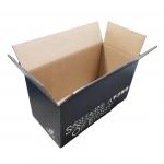 Custom Logo Carton Manufacturer Corrugated Mailing Box For Packing Delivery Cardboard Shipping Black Box Packaging for sale