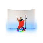 Danda Inflatable LED White Photo Booth Wall Weddings Birthdays Events Advertising Ax for sale