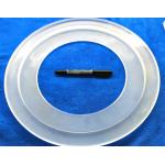 Vacuum Sealing Assembly Quartz Flange For Furnace Custom Welding Quartz Tube for sale